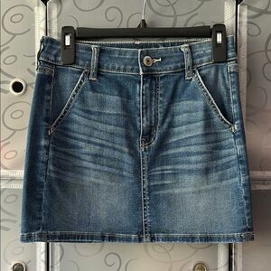 American Eagle Denim Mini Skirt